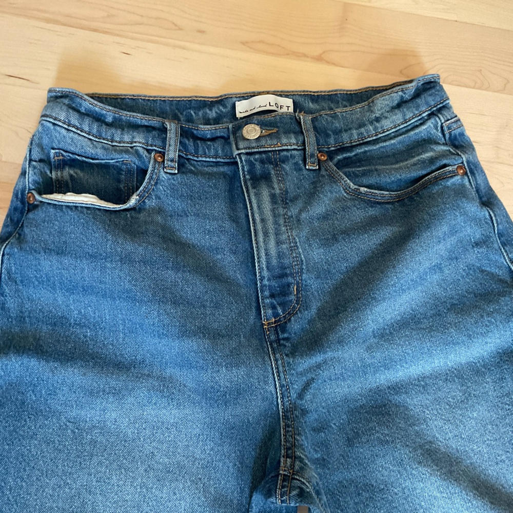 LOFT jeans, the straight, size 29/8